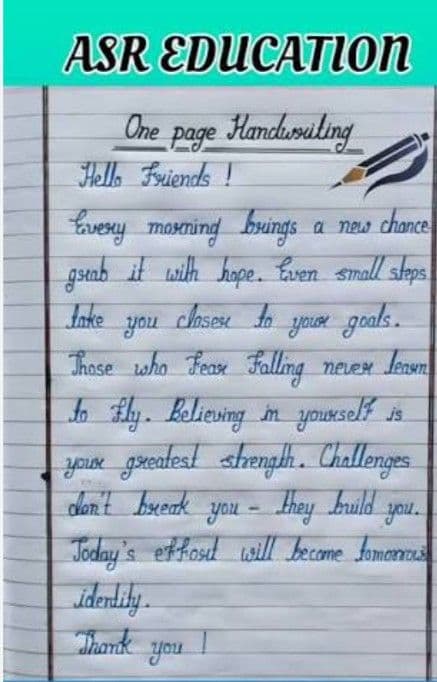 Handwriting Related - ECA