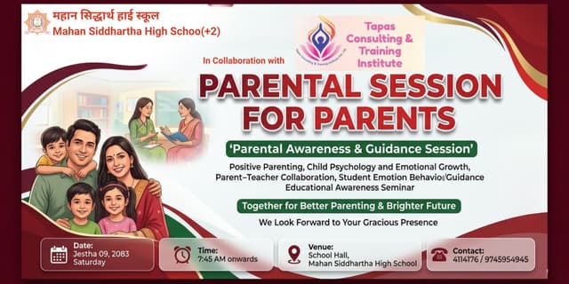 Parenting program 2083/02/09